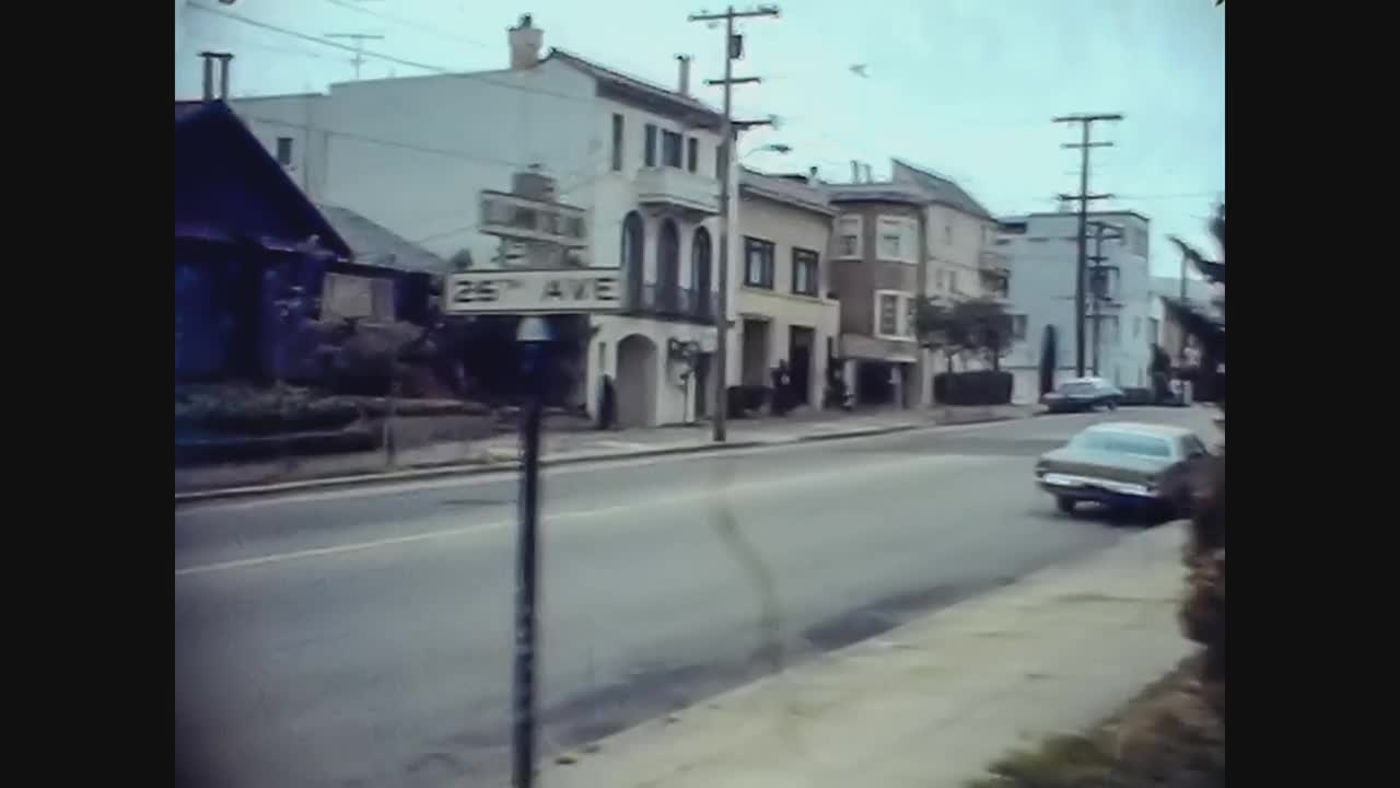 美国旧金山，1979年，旧金山街景5号视频素材