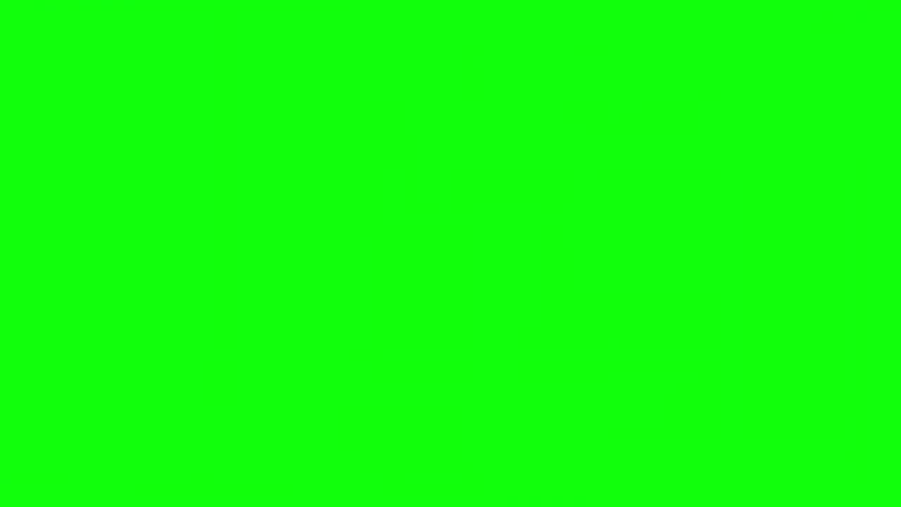 猛烈的火焰火焰过渡，绿色屏幕Chromakey 4K视频素材