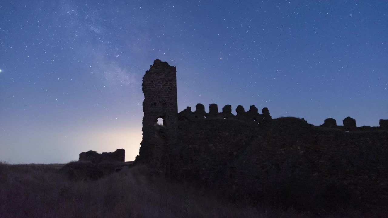 银河划过夜空视频素材