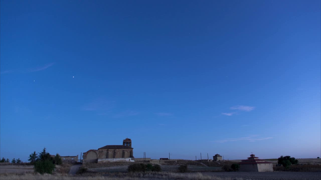 银河划过夜空视频素材