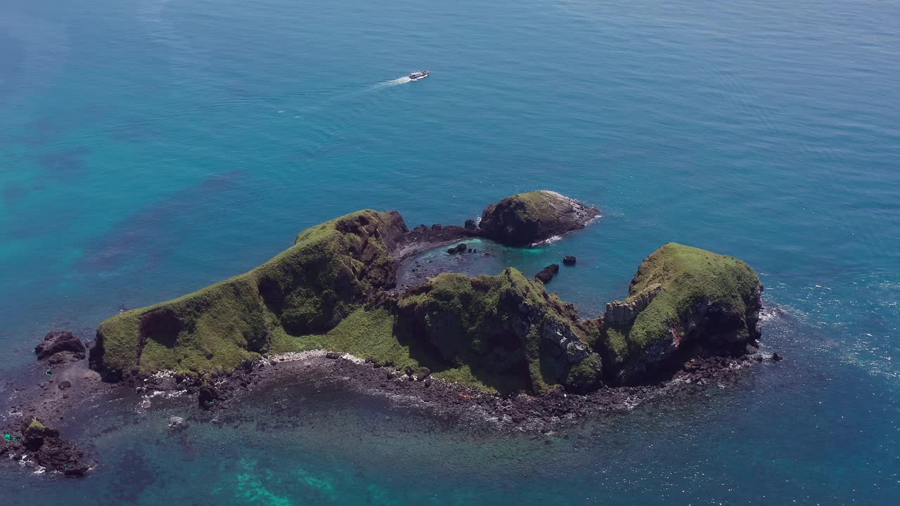 韩国济州岛杭永县和道岛/济州岛视频素材