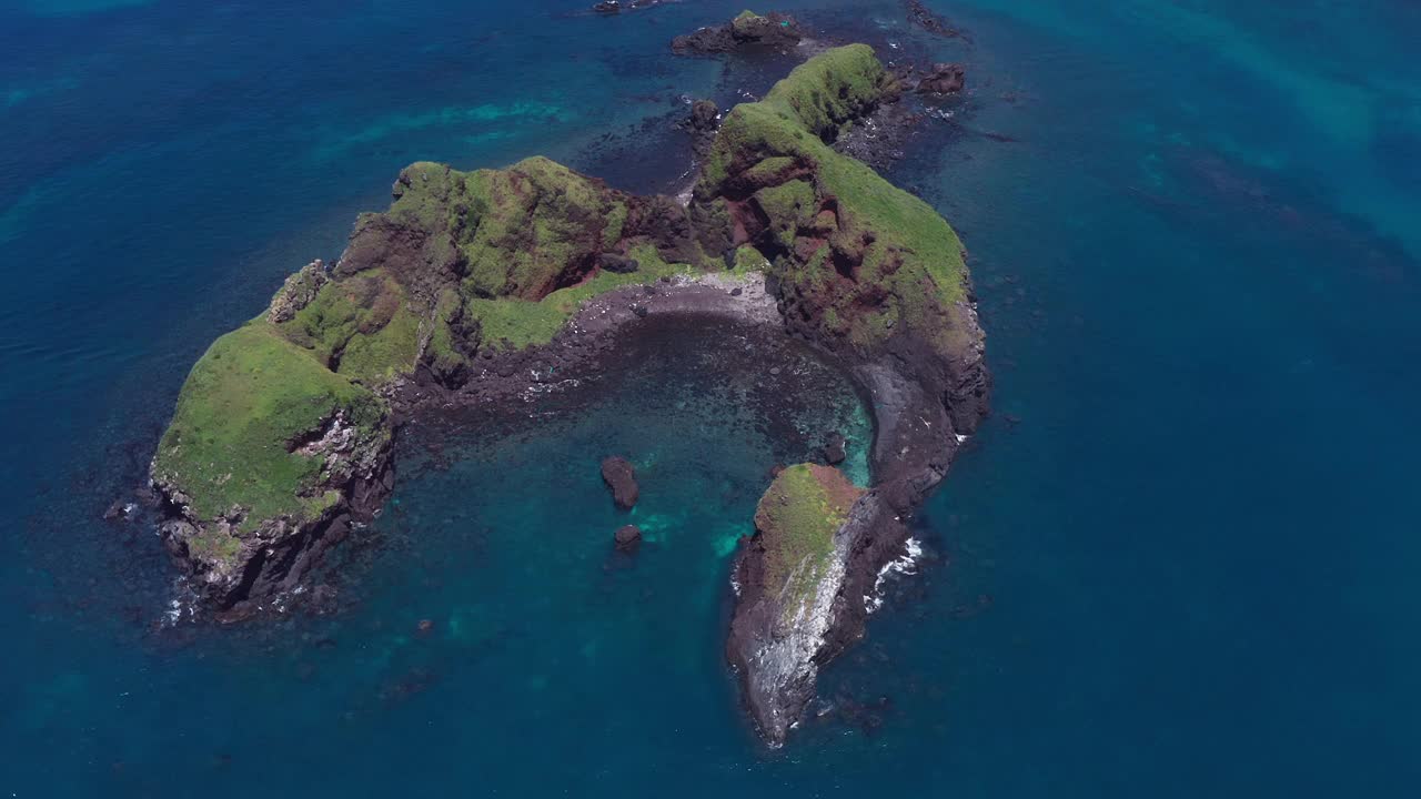 韩国济州岛杭永县和道岛/济州岛视频素材