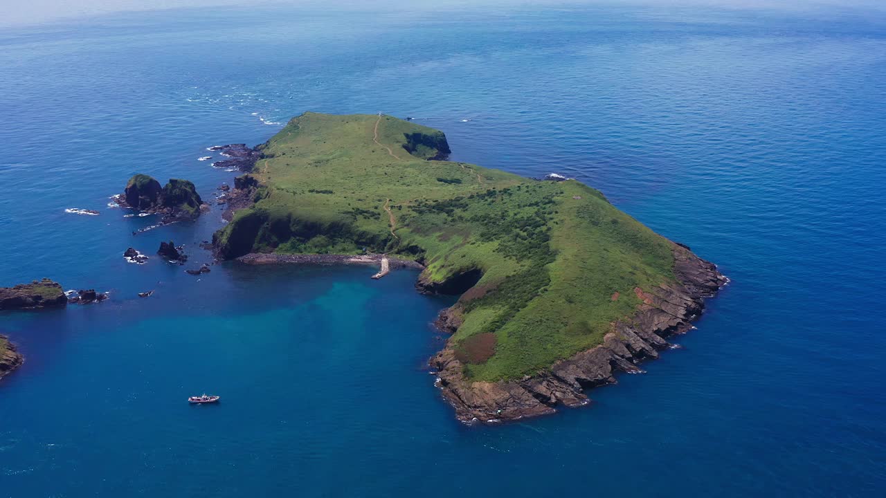 韩国济州岛，杭州县/济州岛视频素材