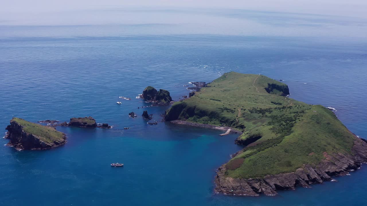 韩国济州岛，杭州县/济州岛视频素材