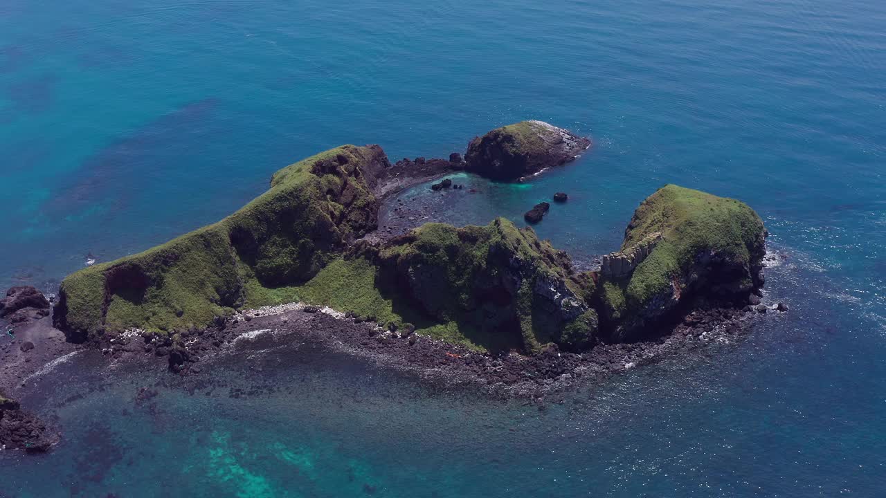 韩国济州岛杭永县和道岛/济州岛视频素材