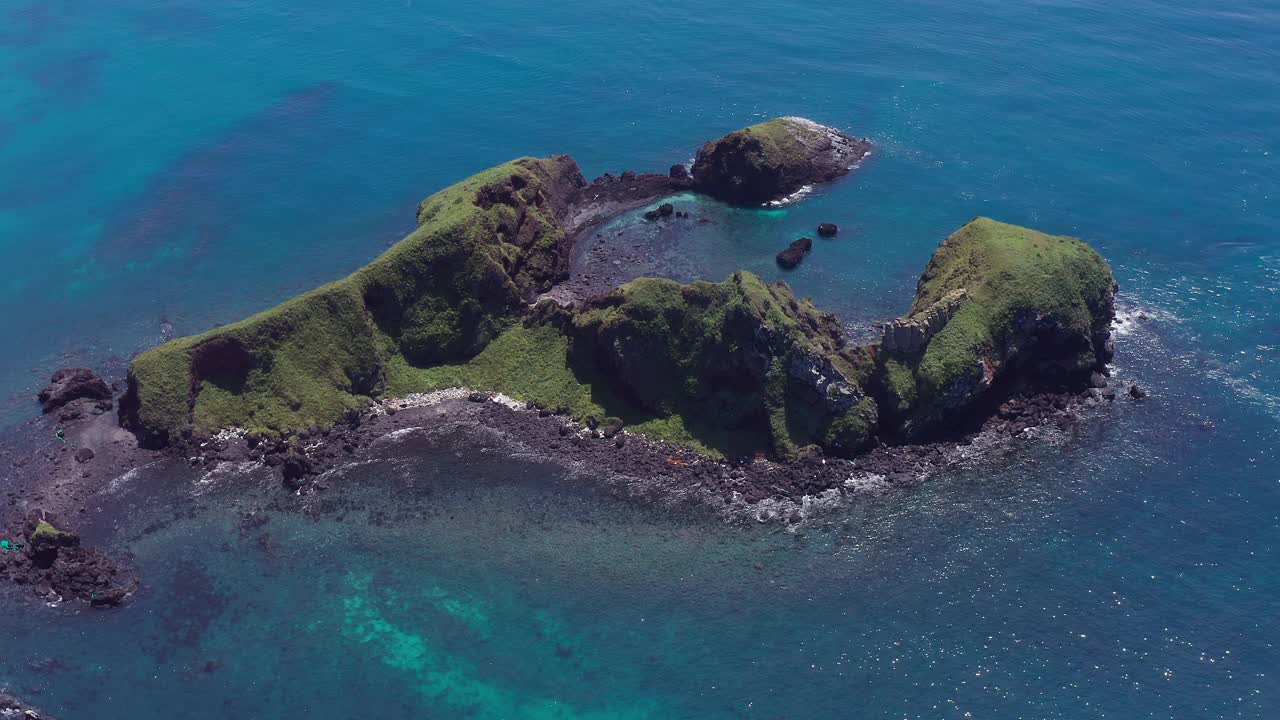 韩国济州岛杭永县和道岛/济州岛视频素材