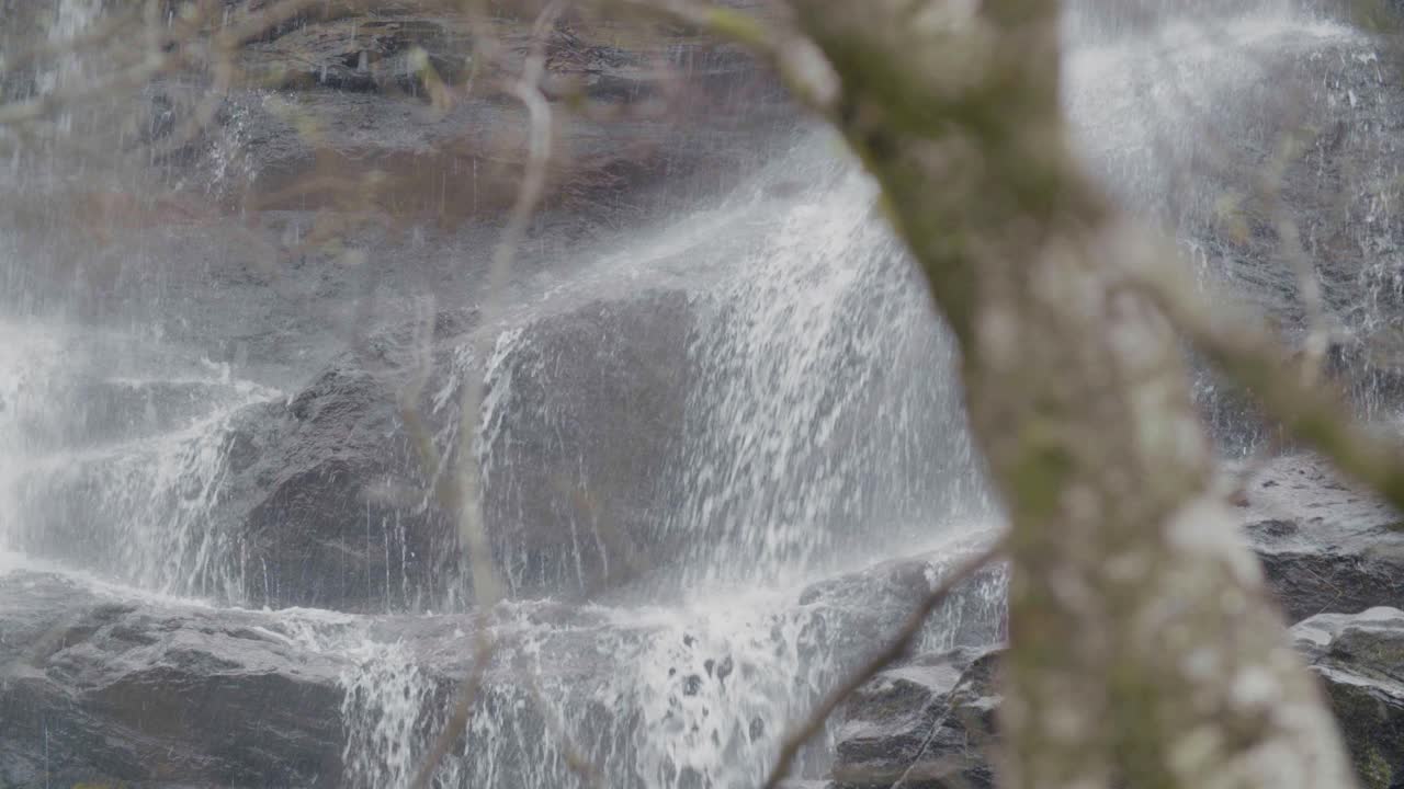 瀑布白水2视频素材