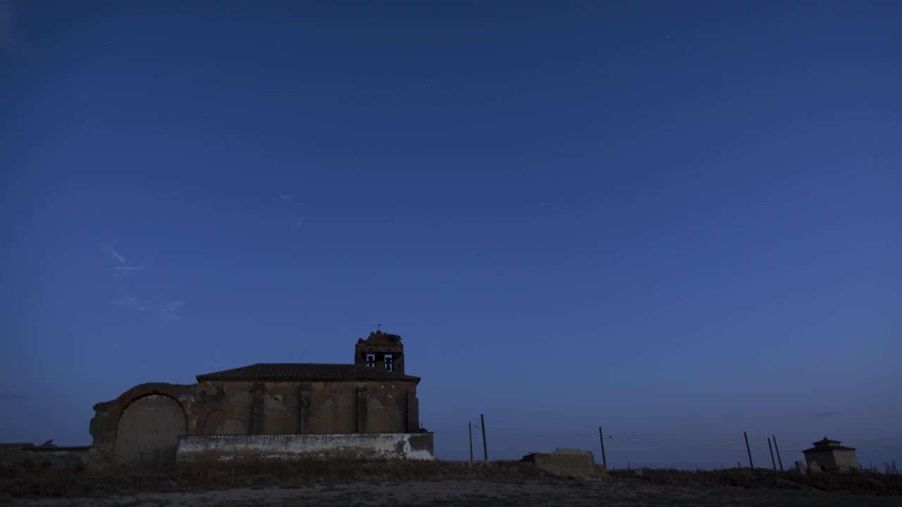 银河划过夜空视频素材