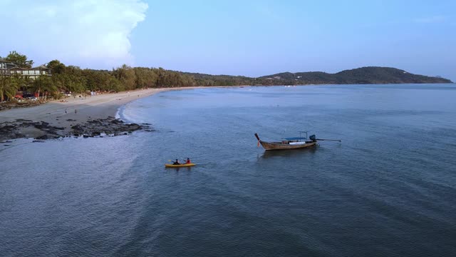 鸟瞰泰国甲米海景视频素材