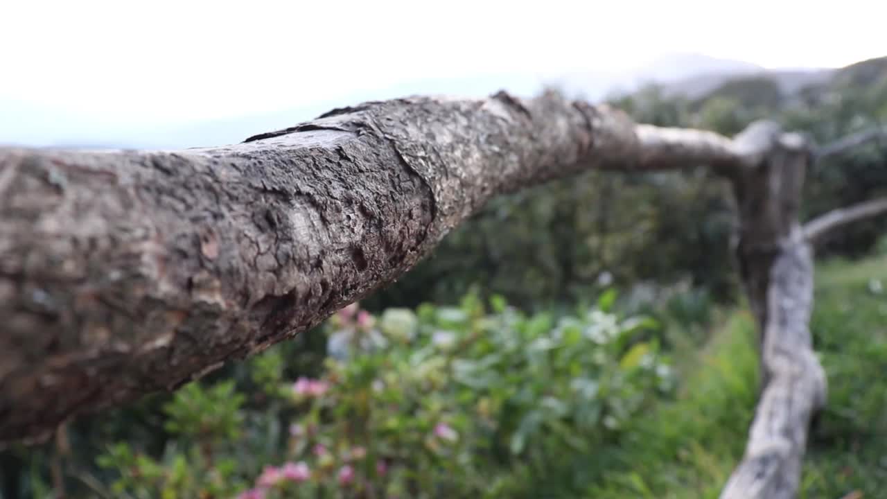 危地马拉的火山景观，日落时的危地马拉火山视频素材