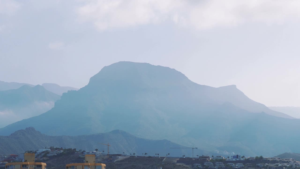 特内里费岛的泰德火山延时视频，4k视频素材