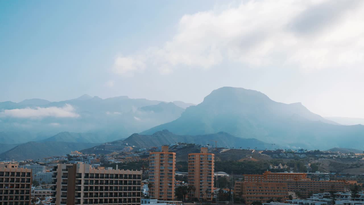 特内里费岛的泰德火山延时视频，4k视频素材