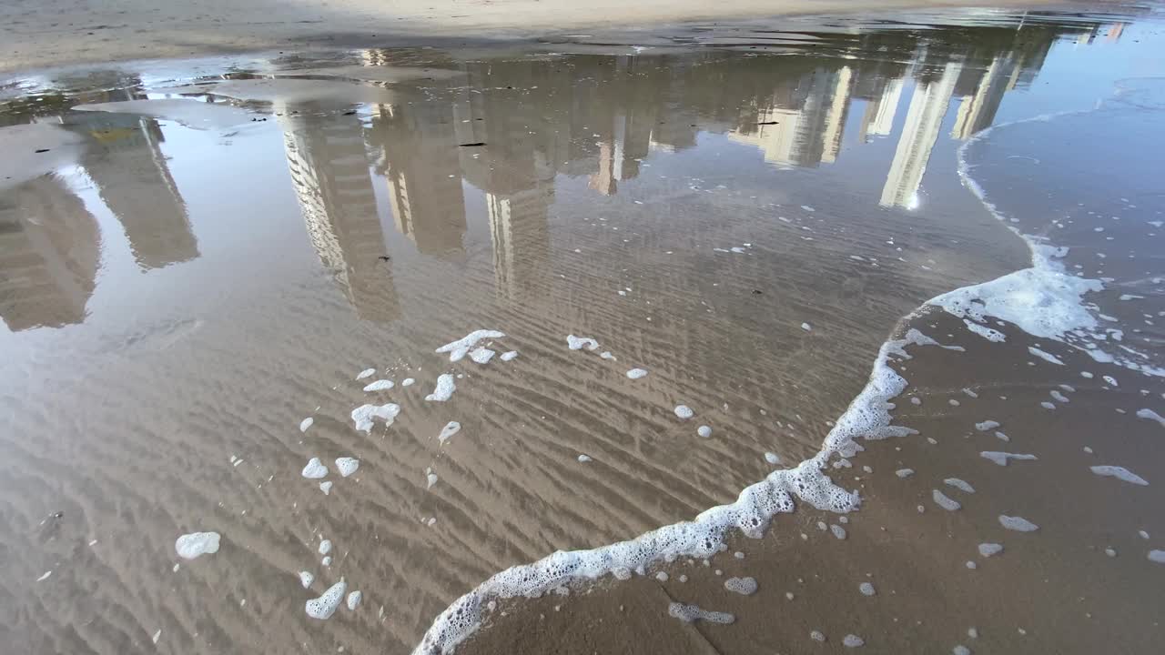 累西腓海滩一路平安视频素材