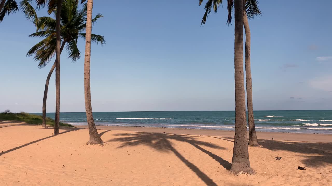 累西腓海滩一路平安视频素材