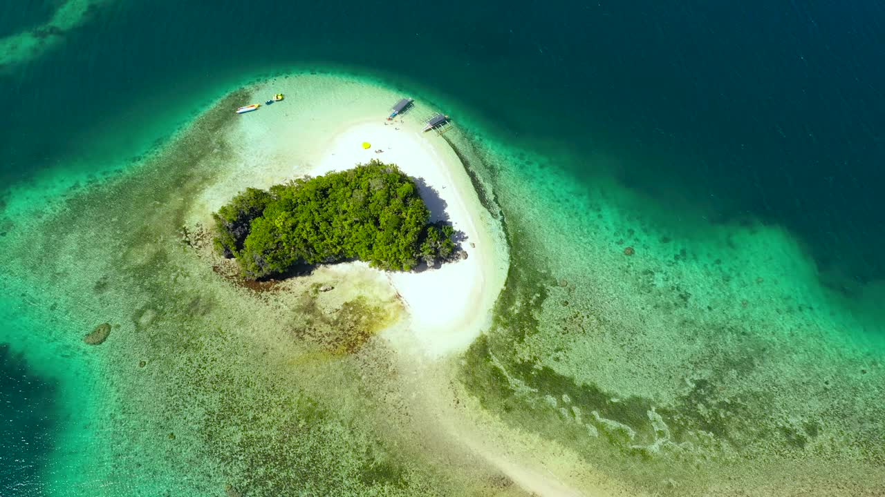 英属群岛。 Surigao Del Sur, 棉兰老岛, 菲律宾视频素材