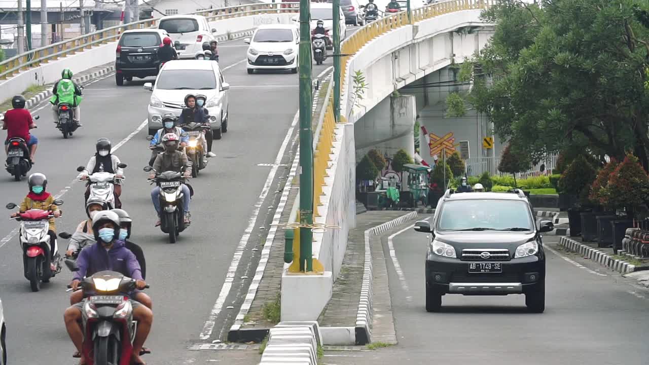 立交桥交通视频素材