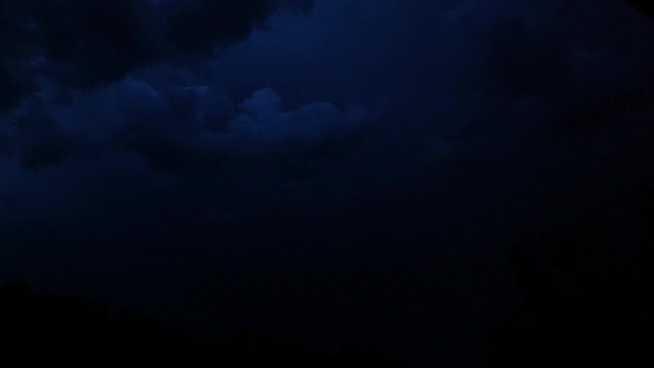 暴风雨的天气和夜空视频素材