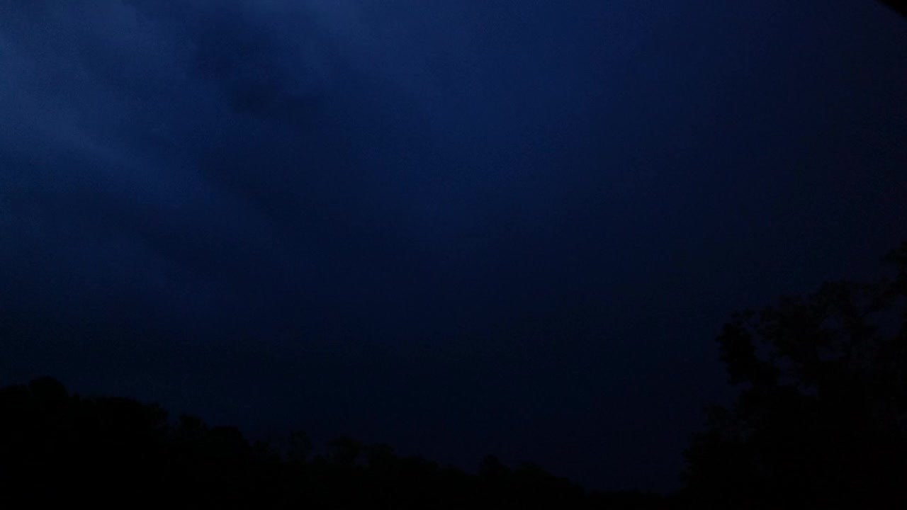 晚上雷雨视频素材