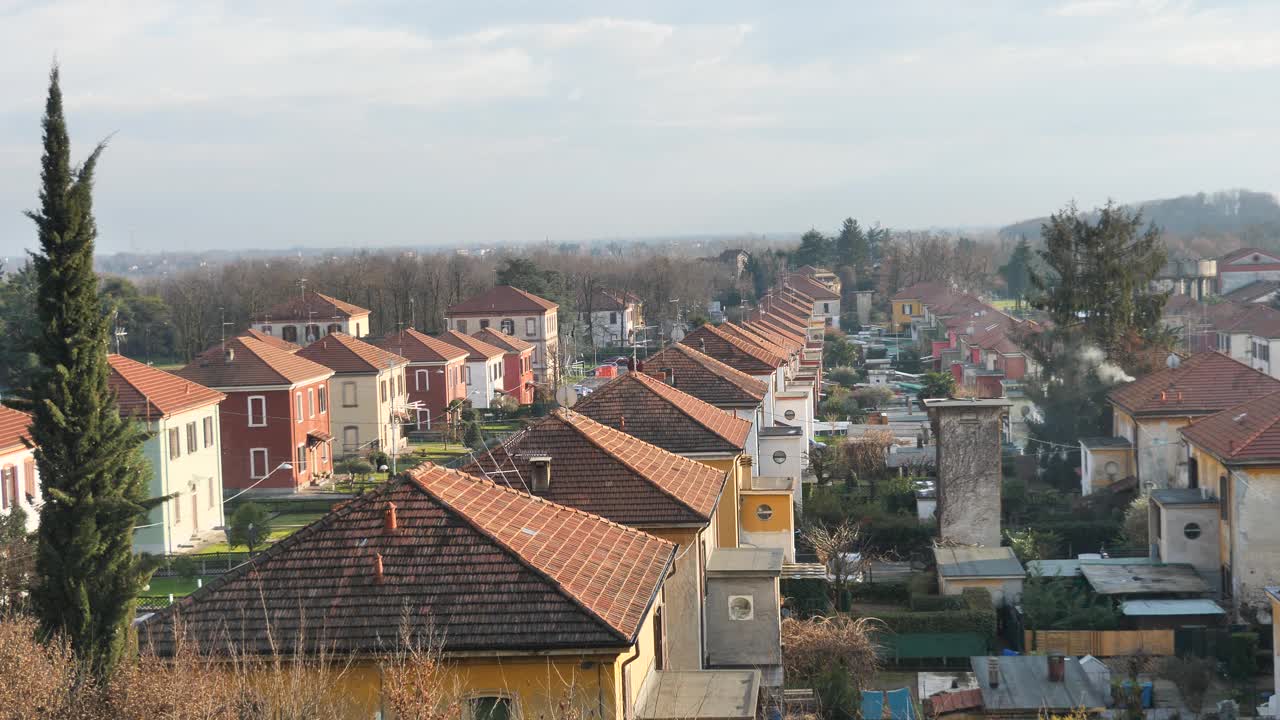 克雷斯比村，模仿意大利视频素材