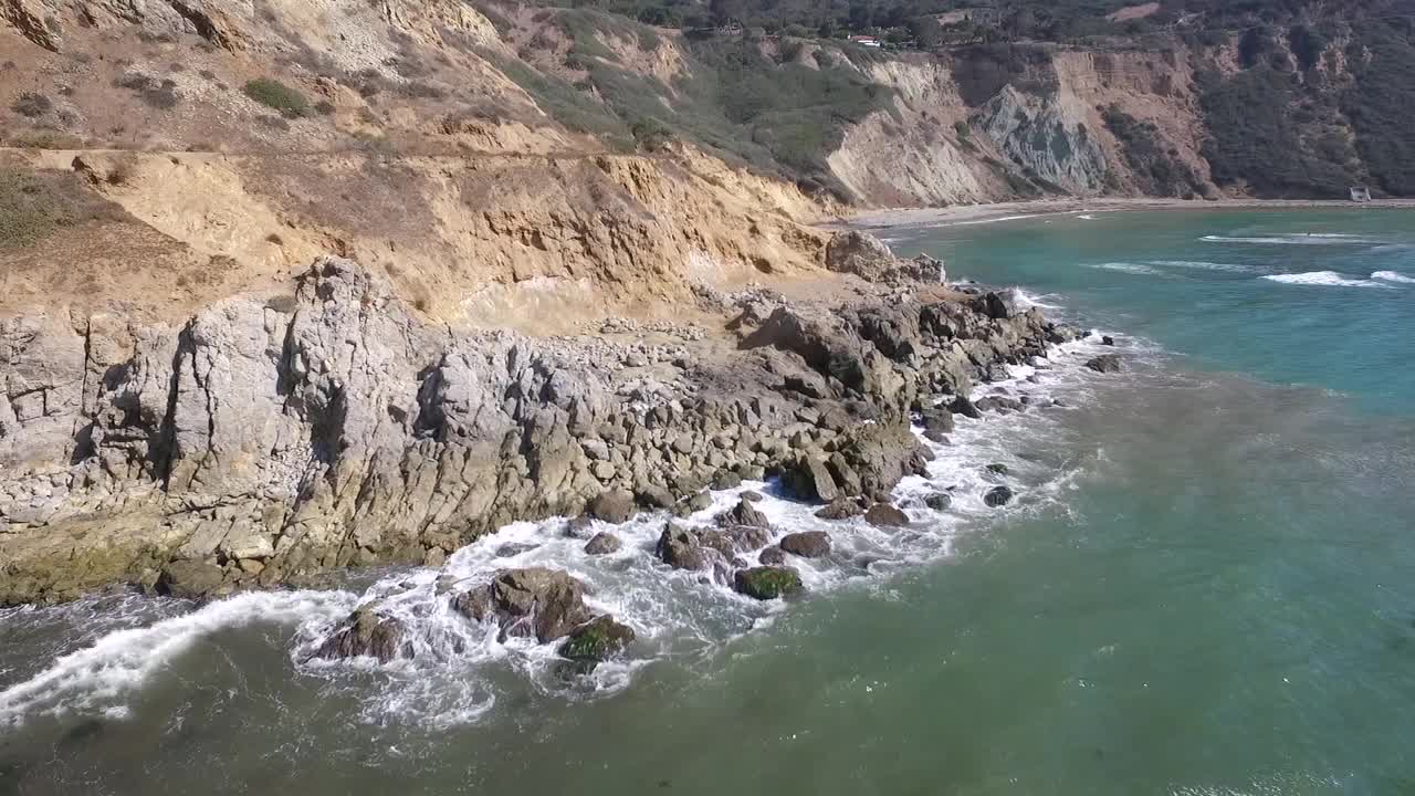 加州海岸的航拍照片视频素材