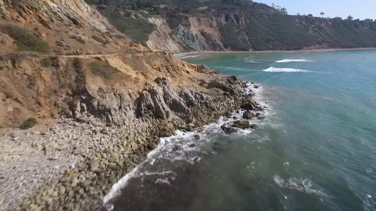 加州海岸的航拍照片视频素材