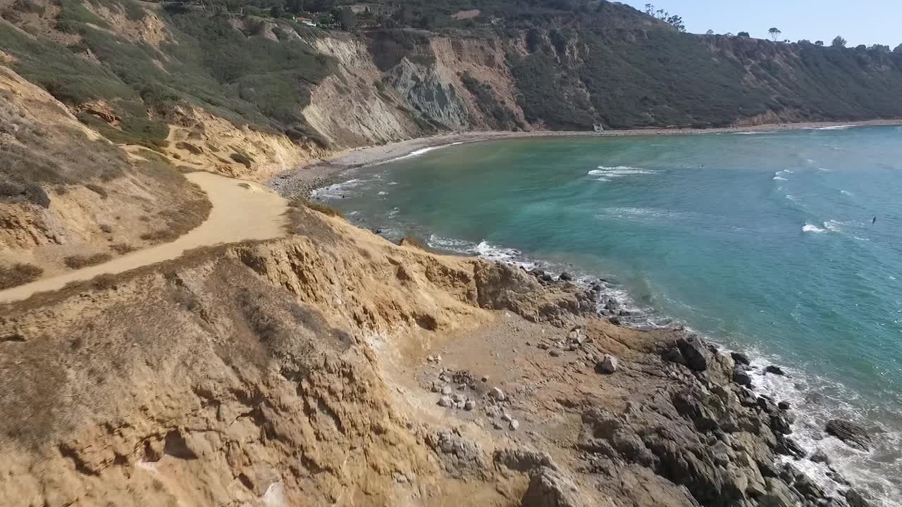 加州海岸的航拍照片视频素材