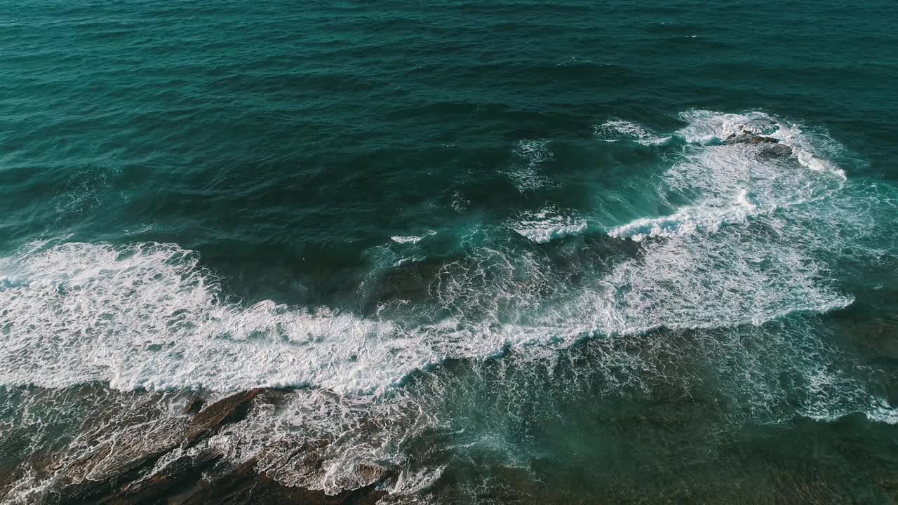 在海边度假的女人视频素材