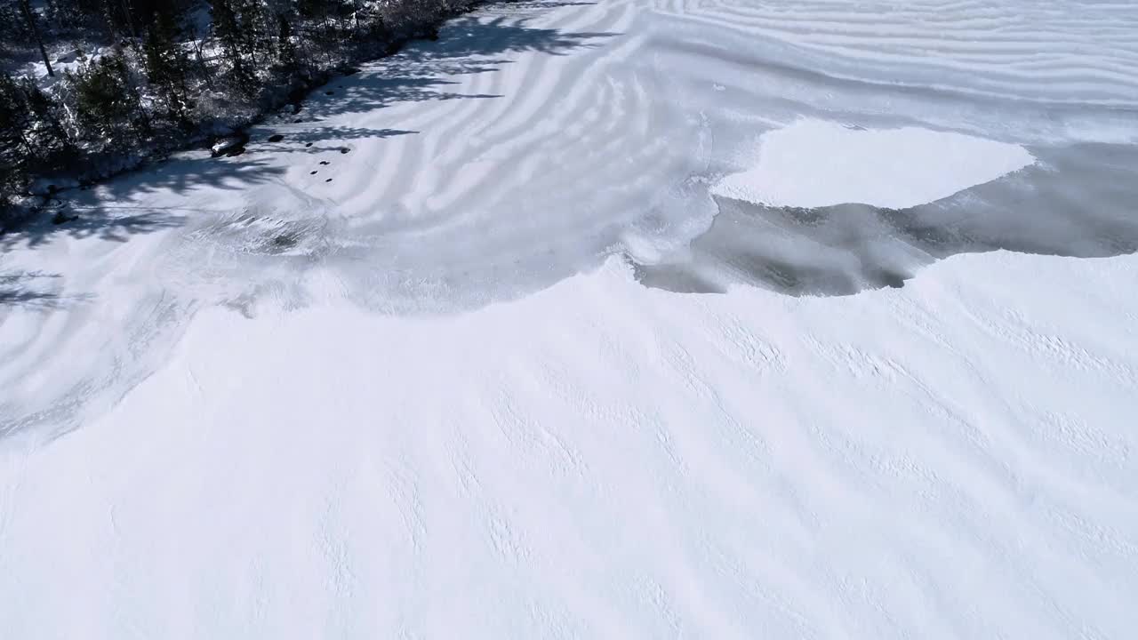 湖冰模式视频素材