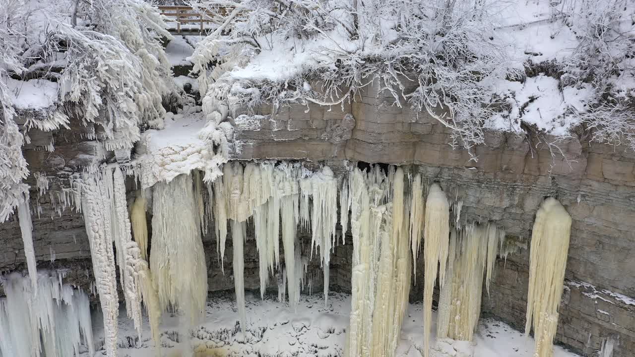 冬天的风景视频素材