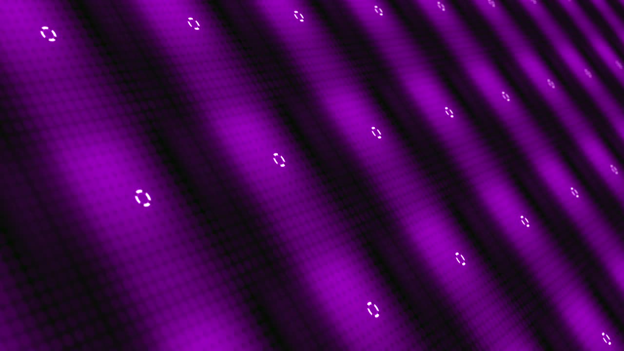 抽象彩色数字未来10到0倒计时技术矩阵。4K 3D美丽的倒计时数字矩阵网格图案，现代网络高科技为标题，节日庆祝，新年快乐。视频素材