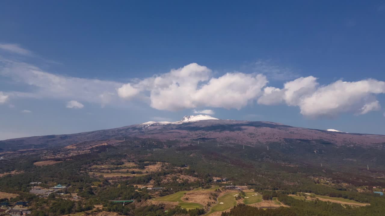 Hallasan山/济州岛，韩国视频素材