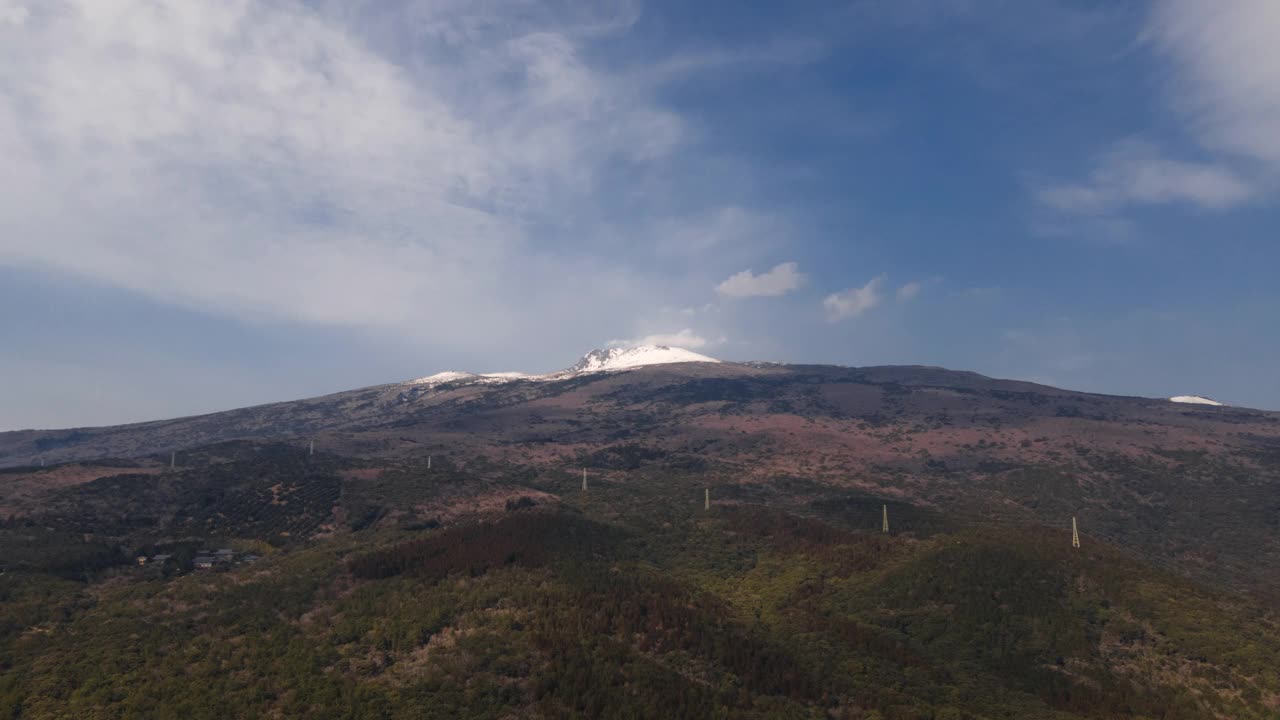 Hallasan山/济州岛，韩国视频素材