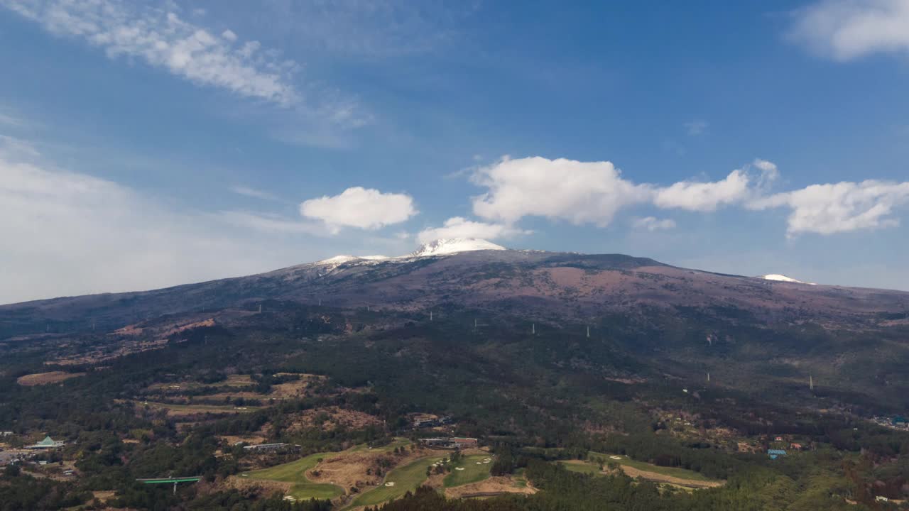 Hallasan山/济州岛，韩国视频素材