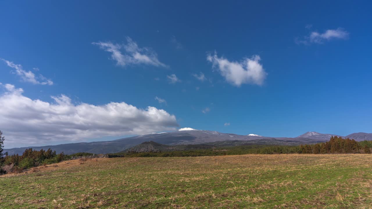 Hallasan山/济州岛，韩国视频素材