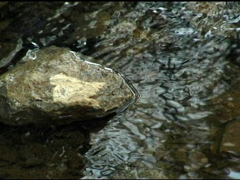 水和岩石视频素材