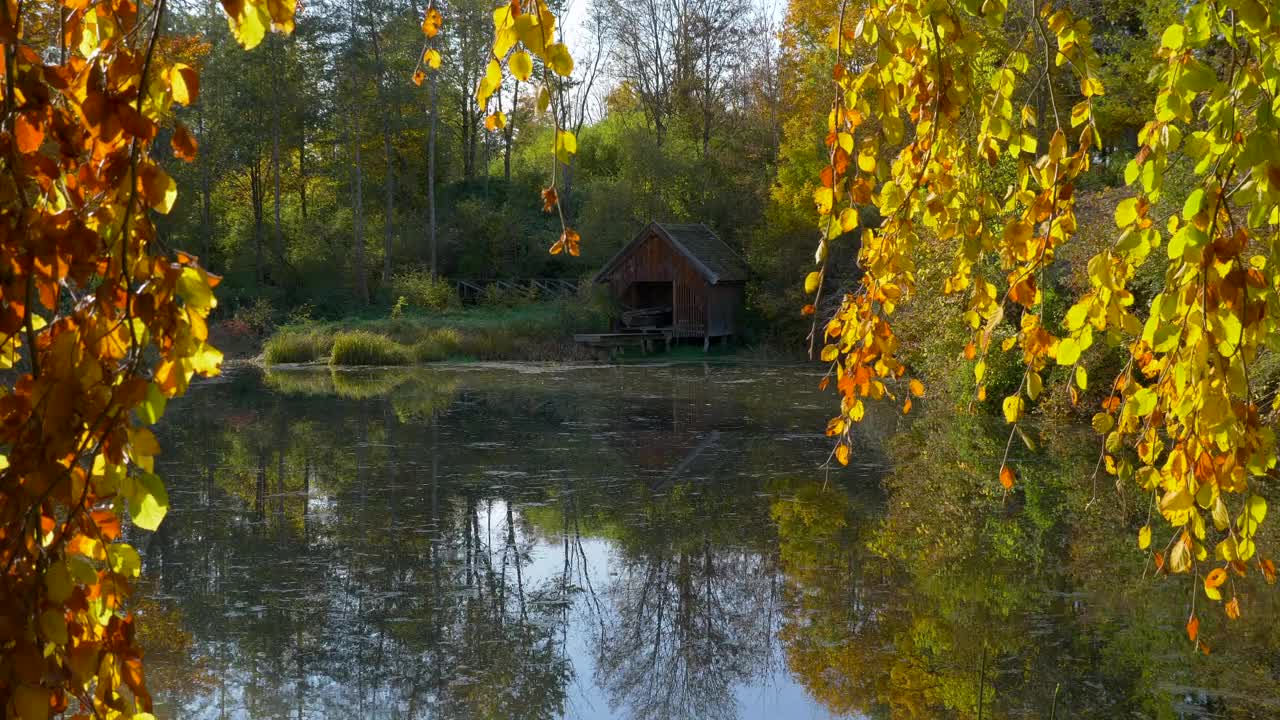 Schacky公园在Diessen am Ammersee，德国巴伐利亚州视频素材