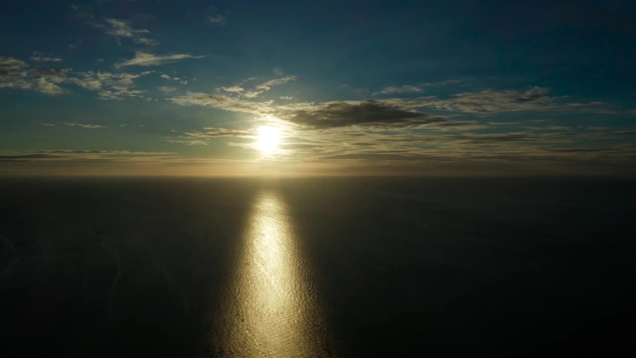 海上日落视频素材