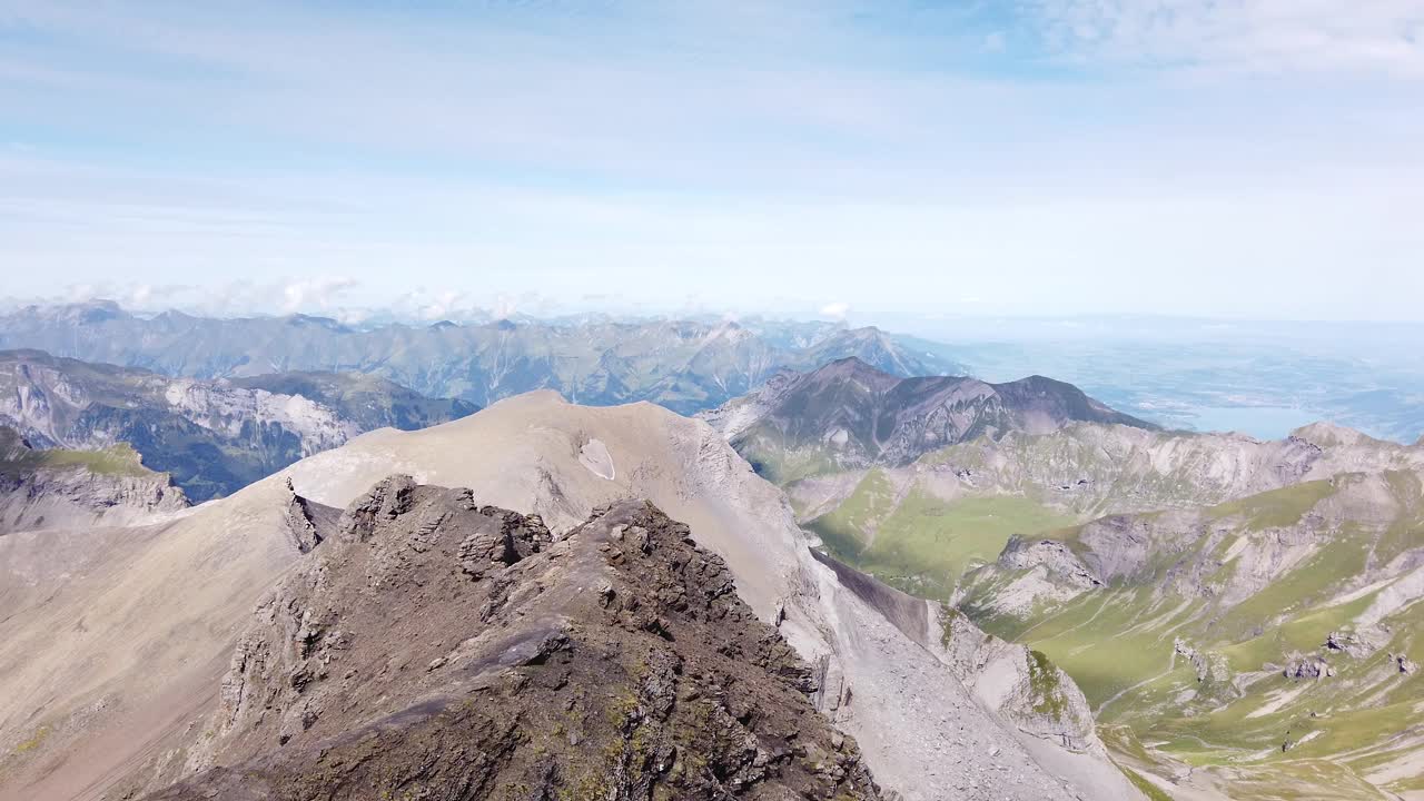 景观Schilthorn阿尔卑斯山视频素材