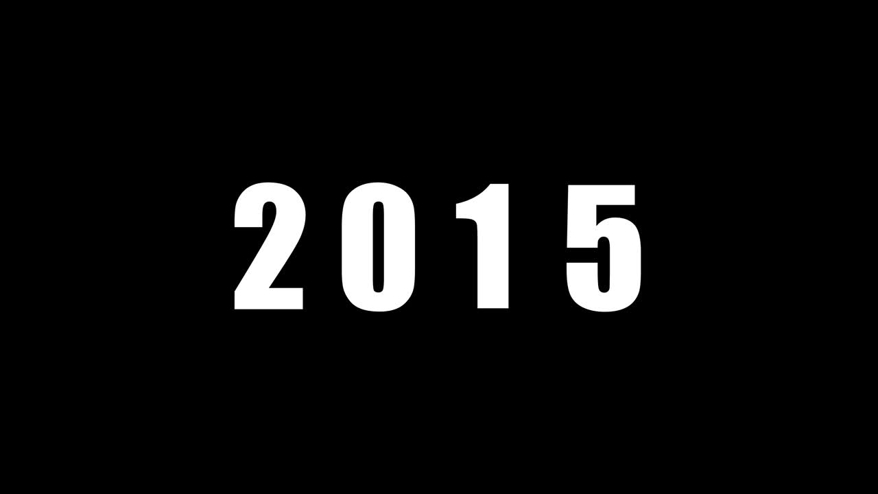 模拟计数器从2015年增加到2022年。新年前夕数字计数器快乐。4K镜头运动图形视频渲染。视频素材