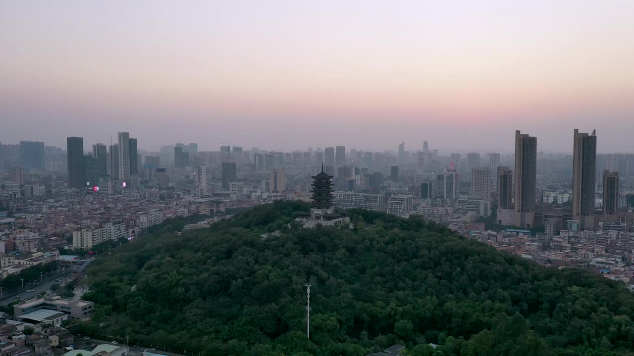 航拍佛山城市风光视频素材