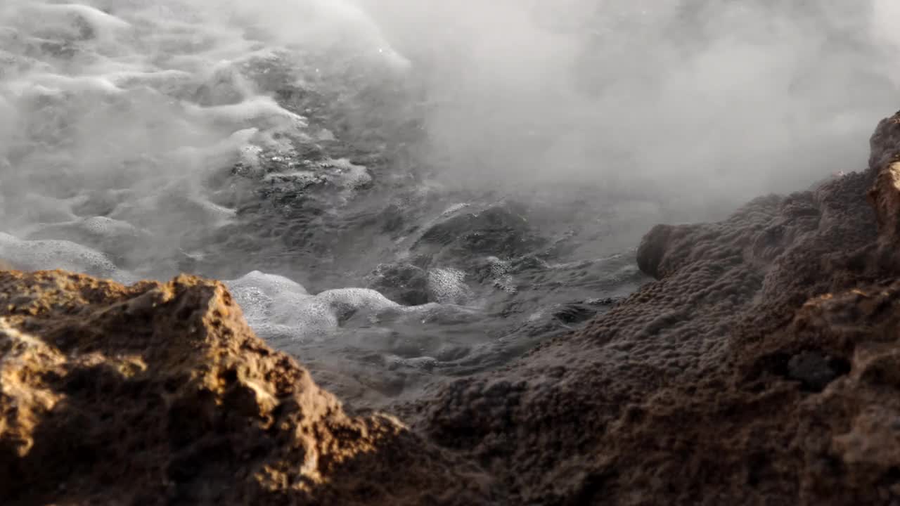 间歇泉El Tatio，阿塔卡马沙漠，智利，南美视频素材