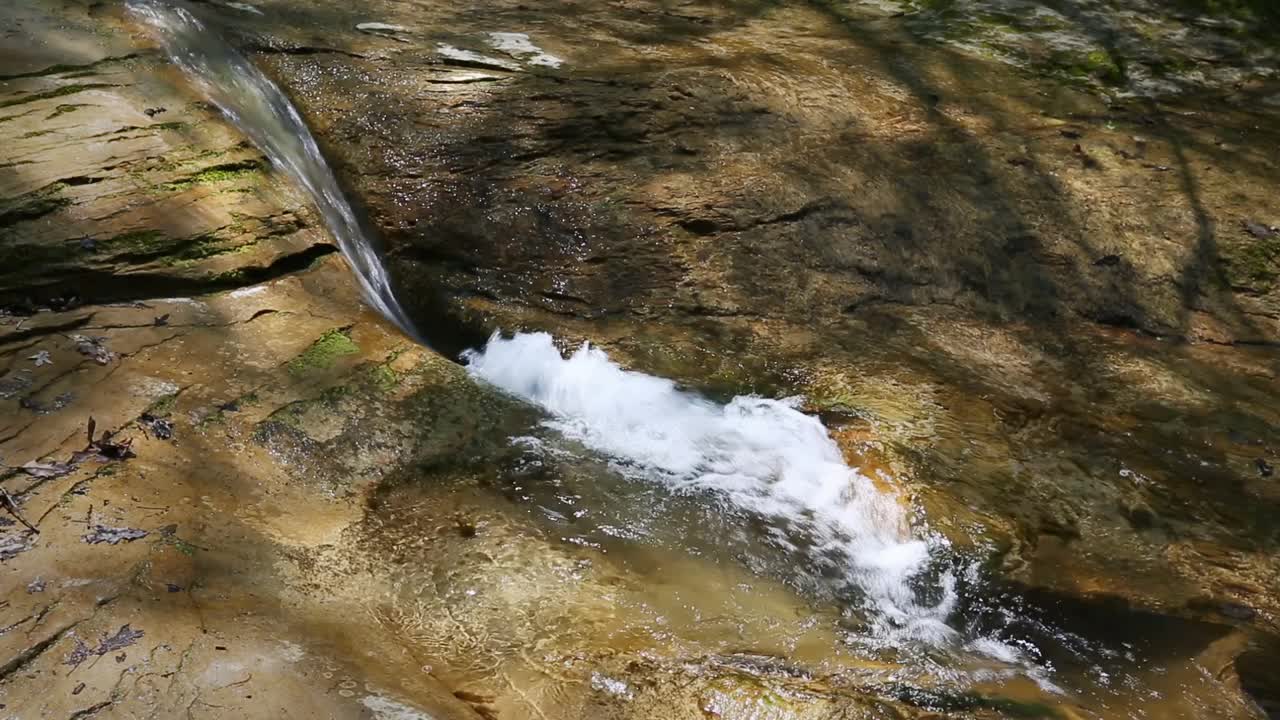 狭窄的流动循环视频素材