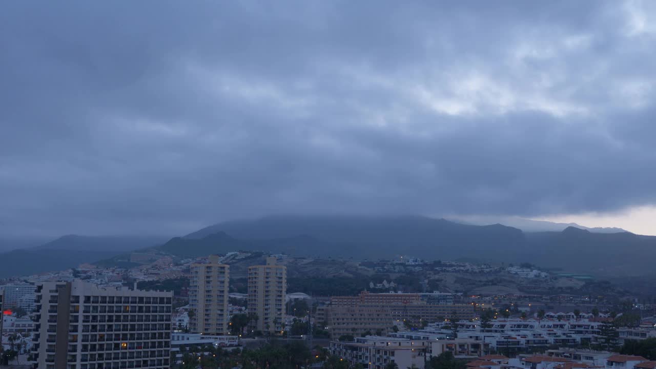 特内里费岛的泰德火山延时视频，4k视频素材