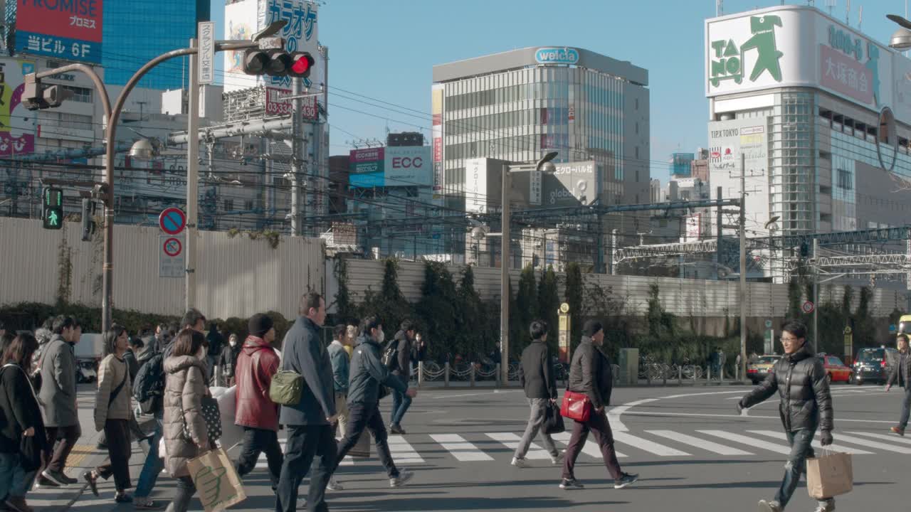 歌舞伎町-新宿红灯区视频素材