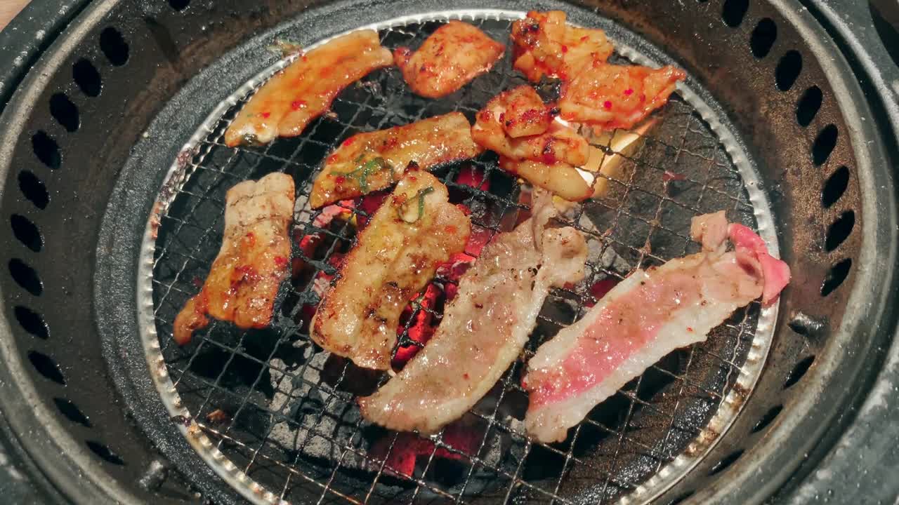 Yakiniku -日式烧烤视频素材