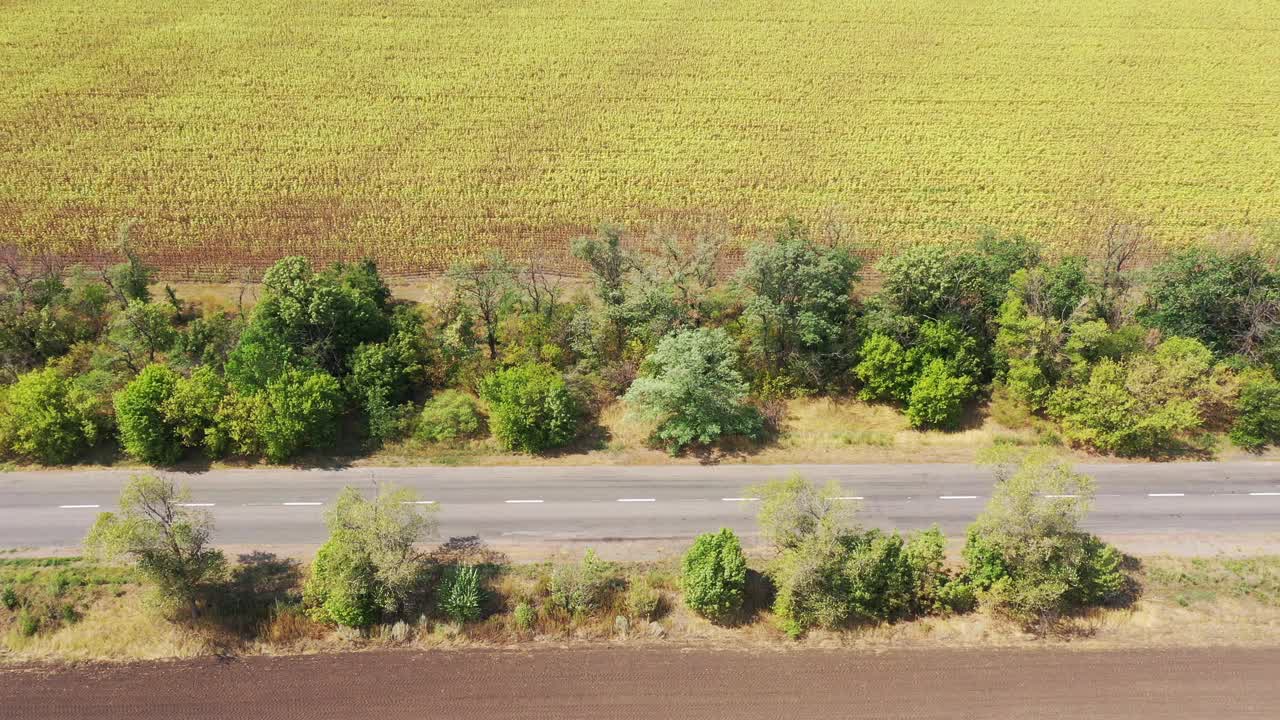 汽车在公路上行驶。视频素材