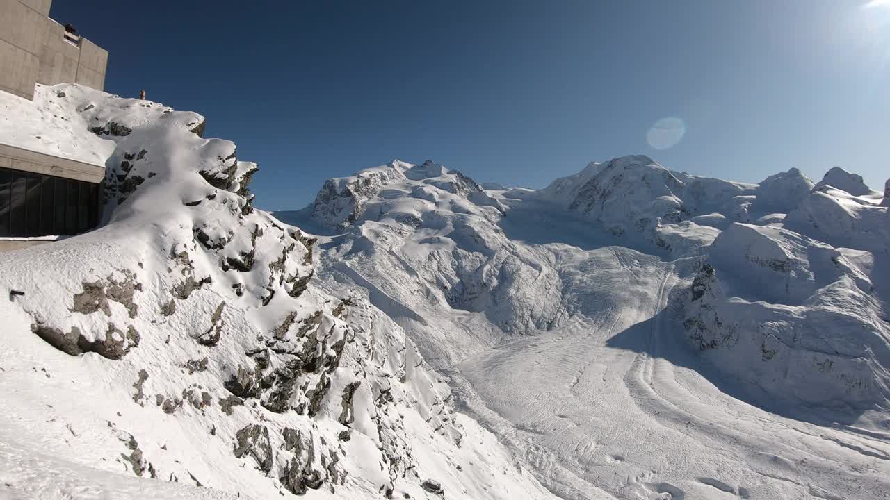 瑞士的山顶景观视频素材