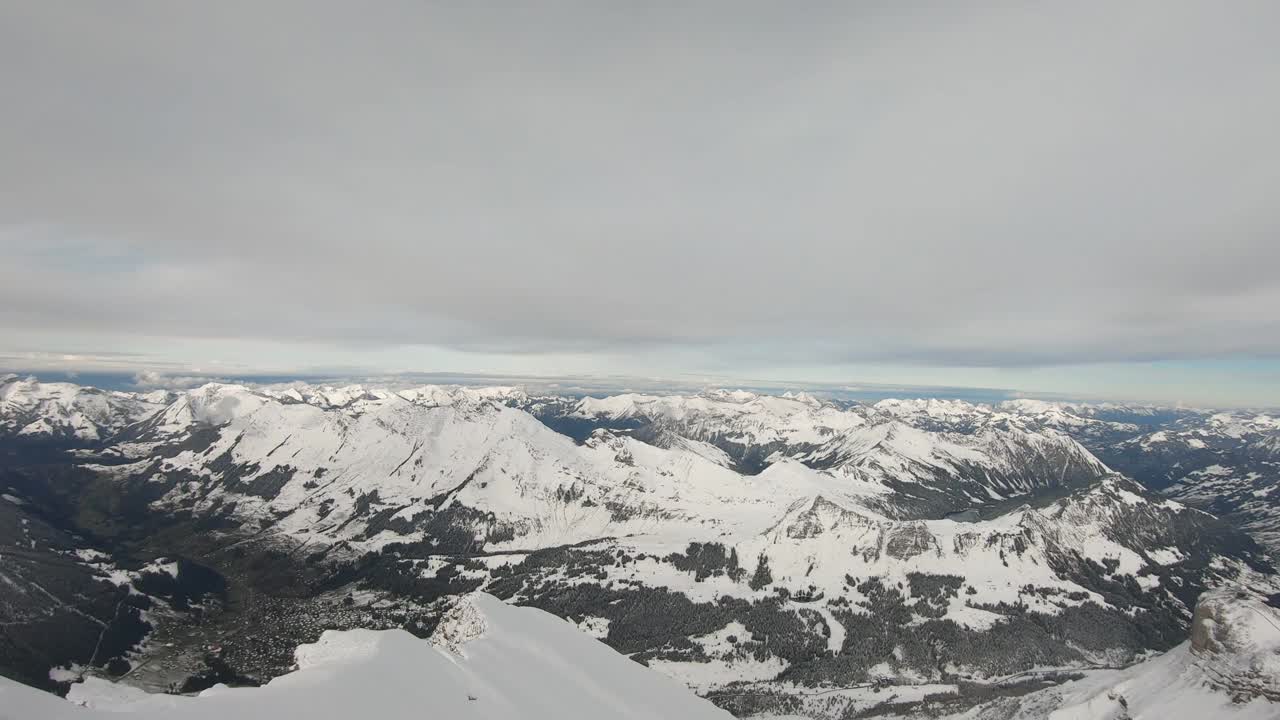 瑞士的山顶景观视频素材