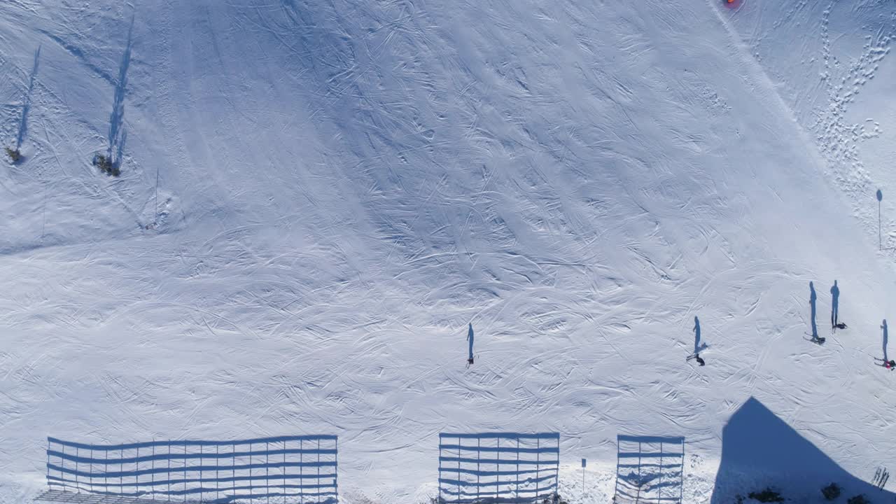 滑雪胜地视频素材