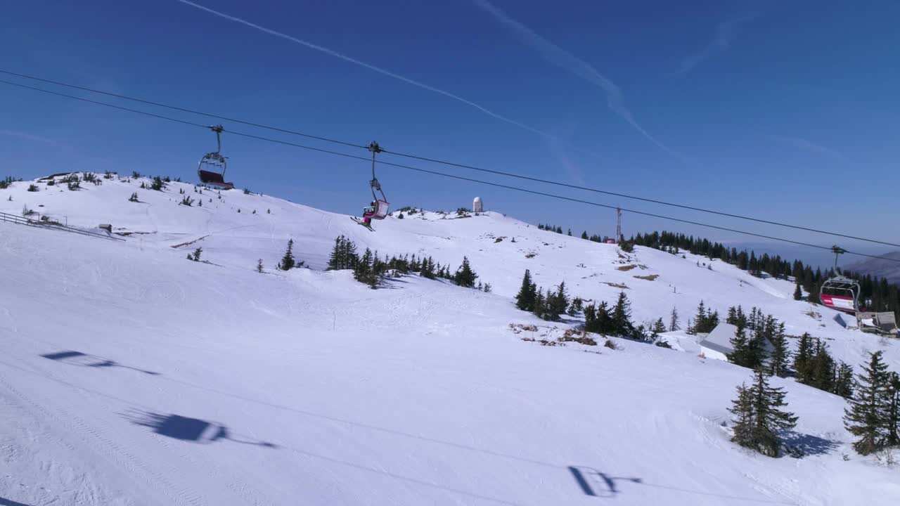 滑雪胜地视频素材